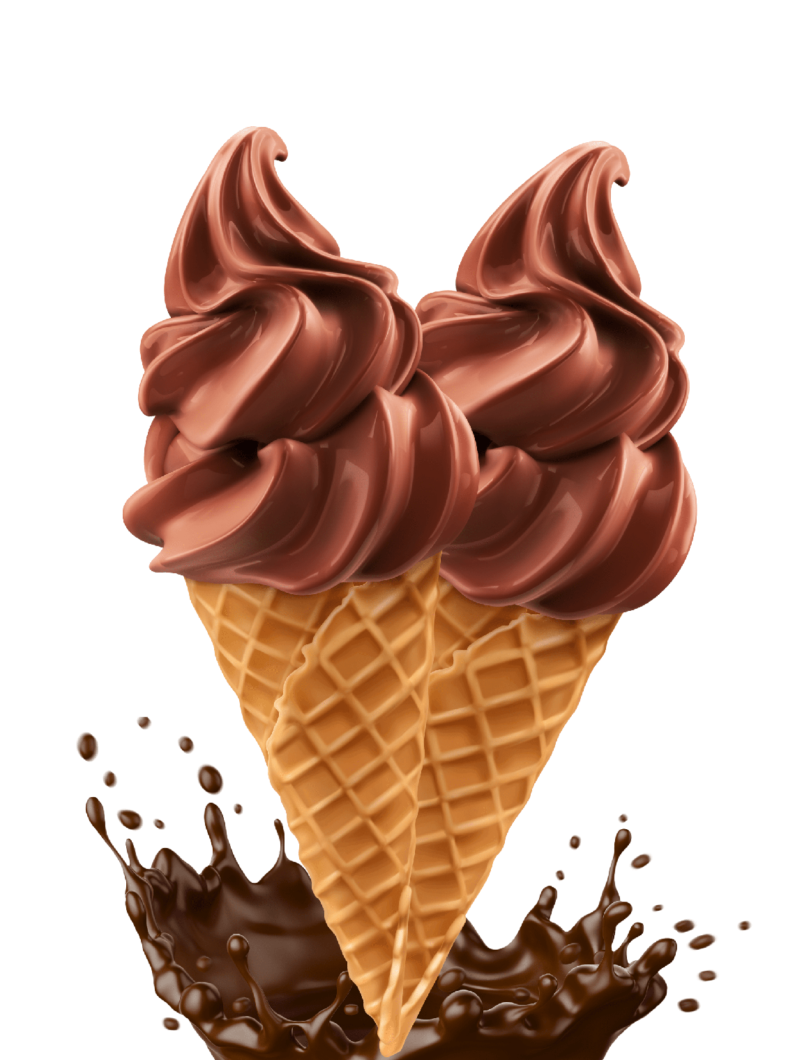 Soft Serve Ice Cream Chocolate main image